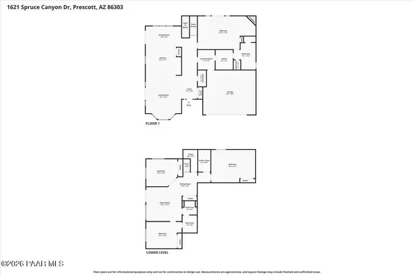 $995,000 | 1621 Spruce Canyon Drive, Prescott, AZ 86303