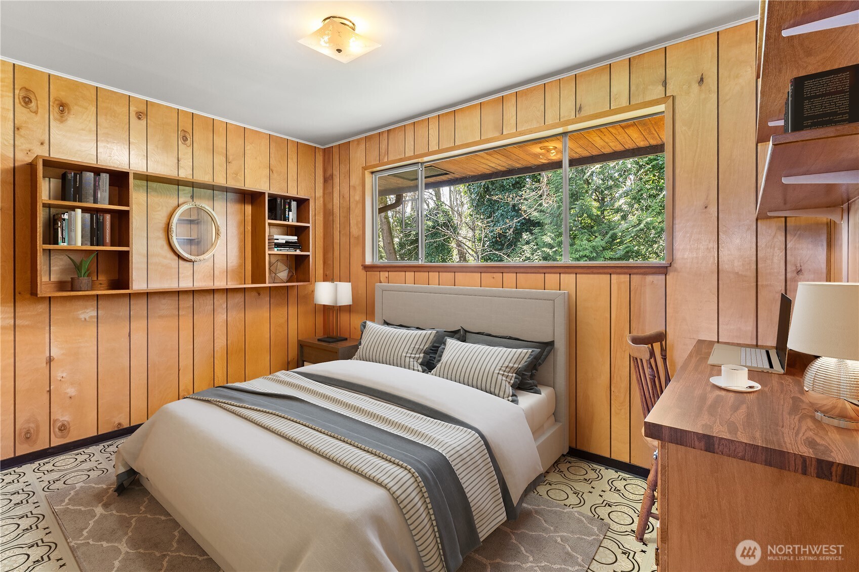 15829 4th Avenue Southwest Burien, WA 98166 - Photo 21 of 37 a bedroom with a large bed and a window