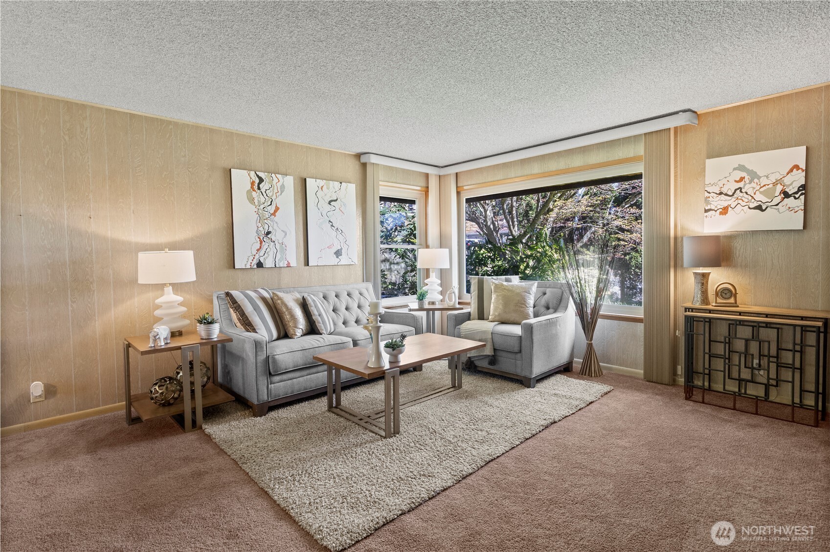 15829 4th Avenue Southwest Burien, WA 98166 - Photo 8 of 37 a living room with furniture and a large window