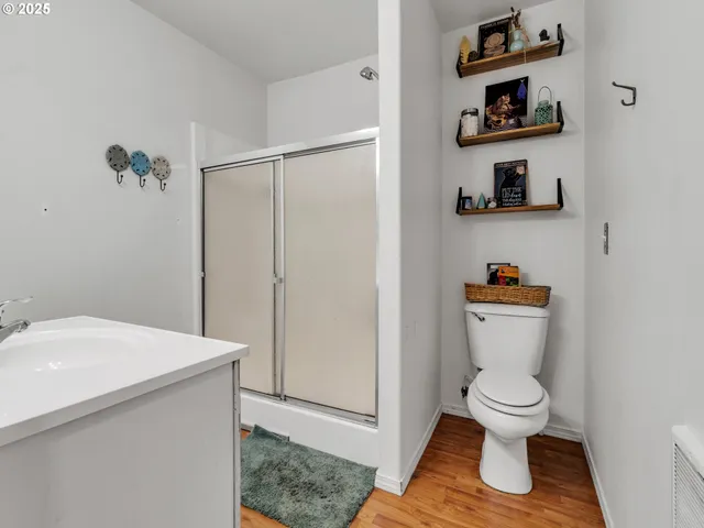 a bathroom with a toilet and a sink