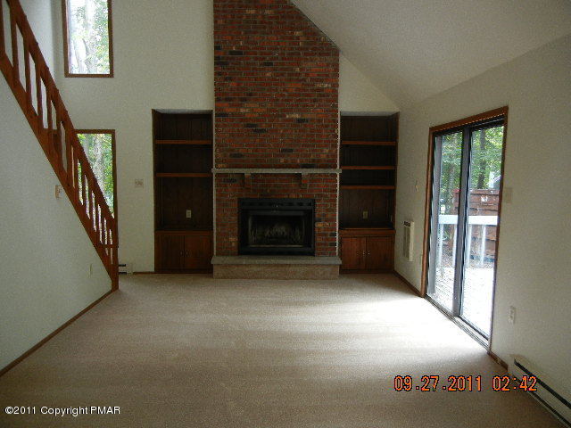 7310 Lake Road Tobyhanna, PA 18466 - Photo 5 of 13 Living Room Fireplace