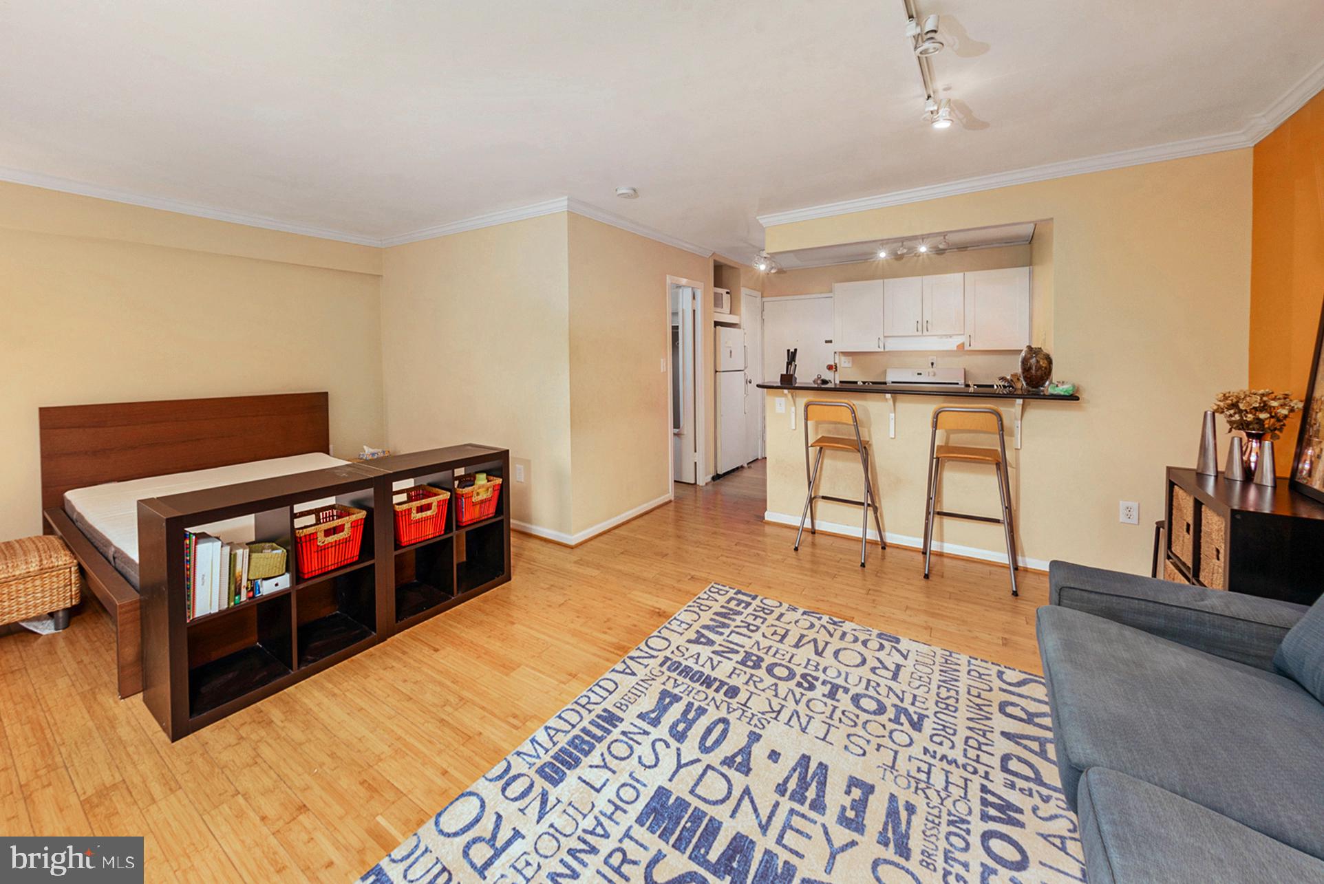 2030 F Street Northwest, Unit 209 Washington, DC 20006 - Photo 5 of 5 Cozy urban living space with style.