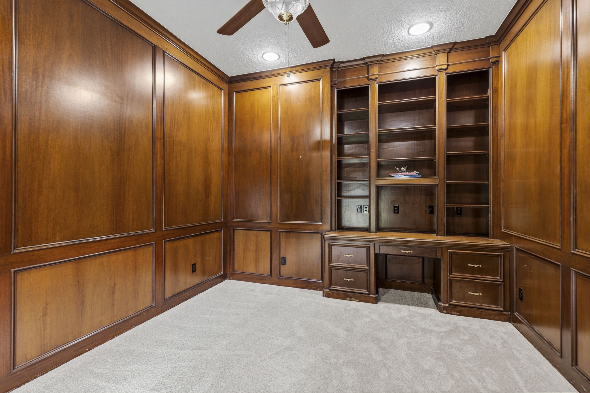 18310 Pamela Way Spring, TX 77379 - Photo 10 of 42 Built in's and work space increase the functionality of the study.