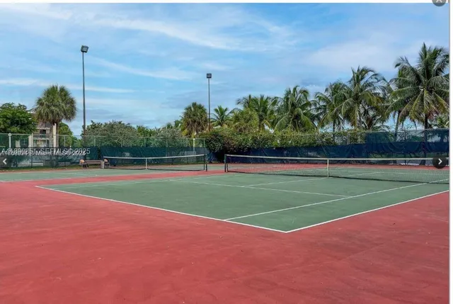 a view of a tennis court