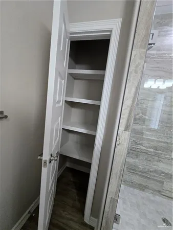 a view of walk in closet