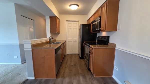 a room with storage and utility