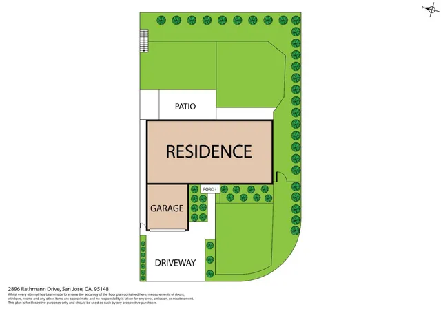 $1,788,000 | 2896 Rathmann Drive, San Jose, CA 95148