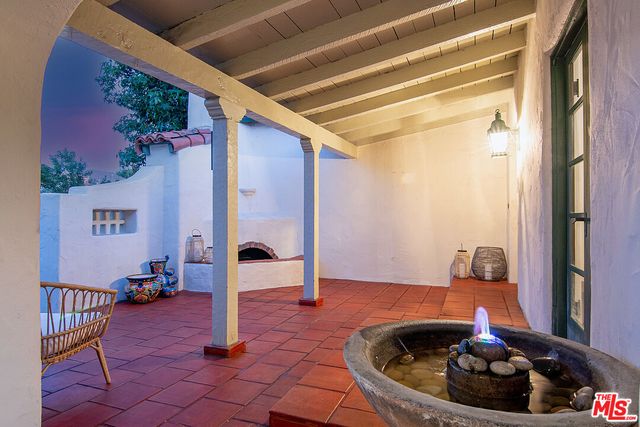 a room with gym equipment