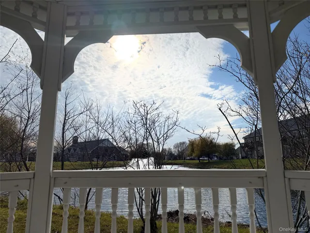 a view of a wooden fence