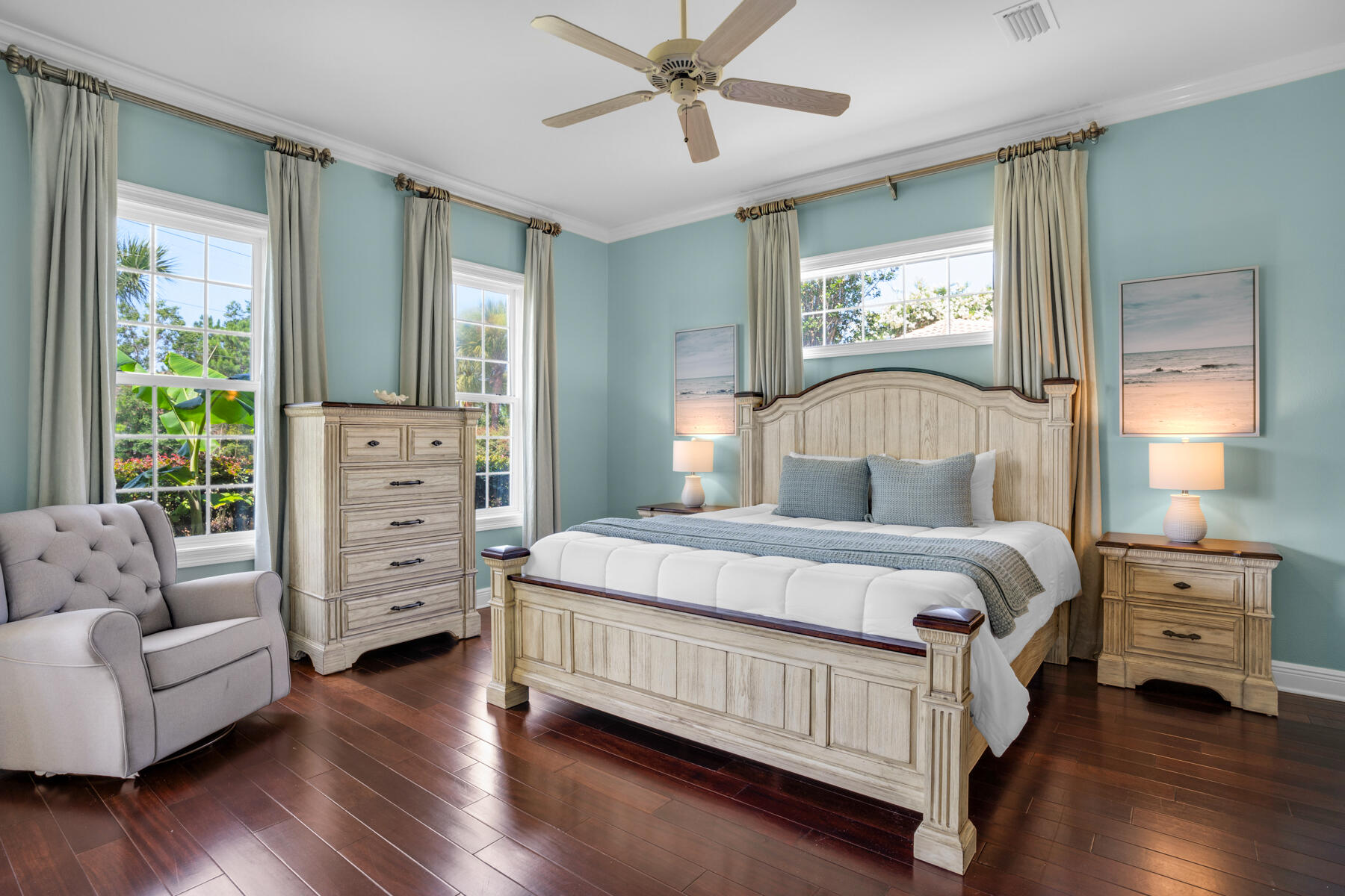 116 Tranquility Lane Destin, FL 32541 - Photo 13 of 27 a bedroom with a bed and a dresser