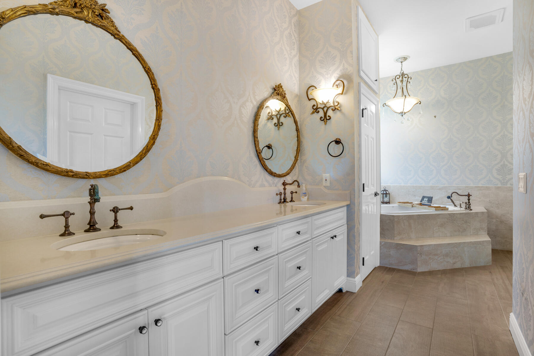 116 Tranquility Lane Destin, FL 32541 - Photo 15 of 27 a bathroom with a double vanity sink mirror and