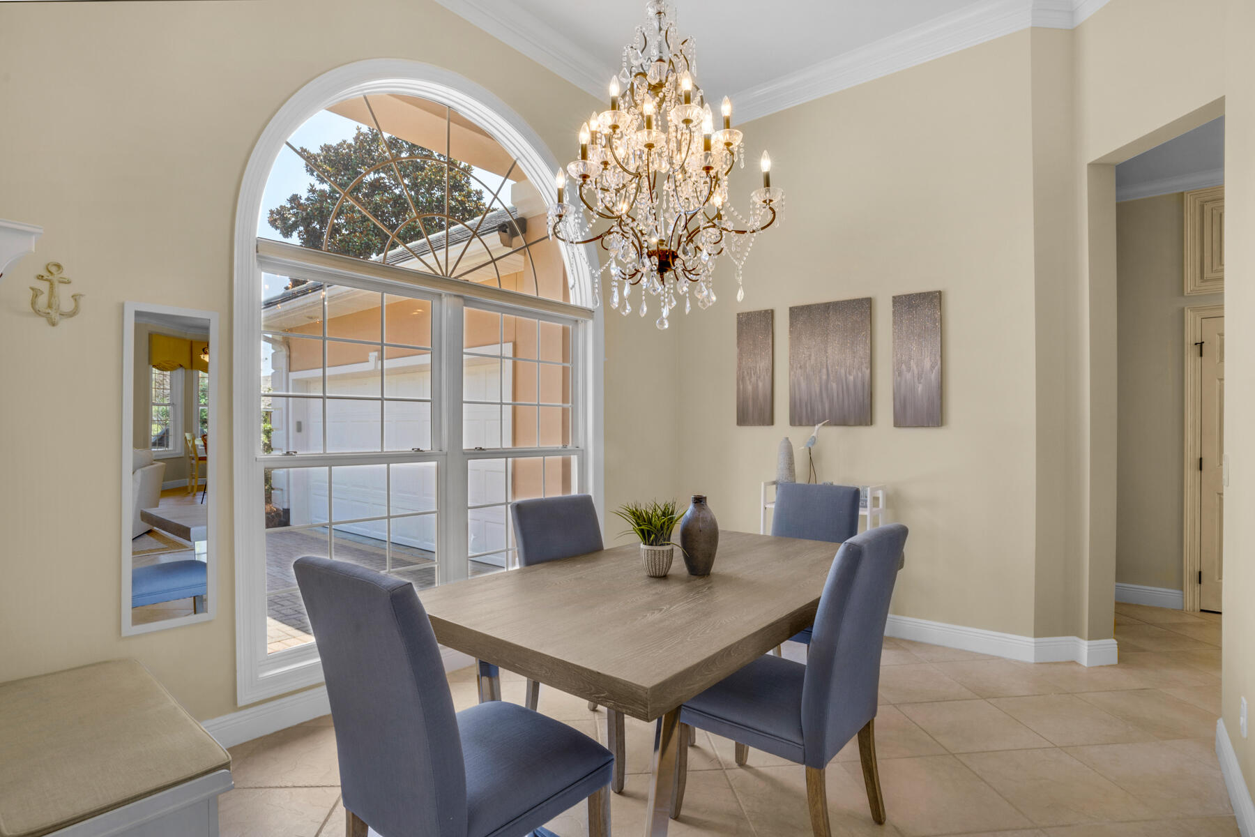 116 Tranquility Lane Destin, FL 32541 - Photo 10 of 27 a view of a dining room with furniture window and wooden floor