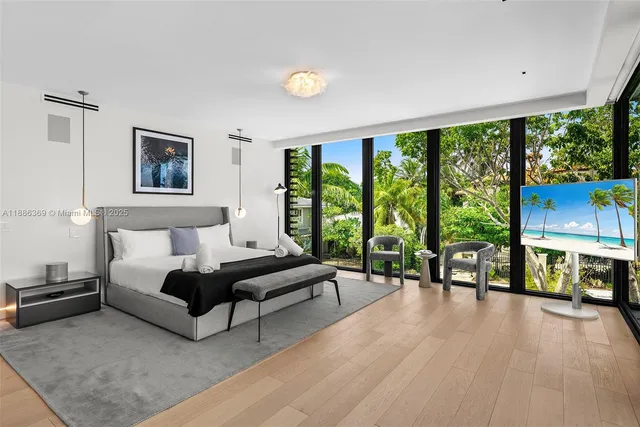 a view of a bathroom with a tub