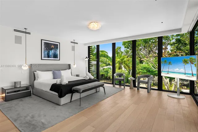 a view of a bathroom with a tub