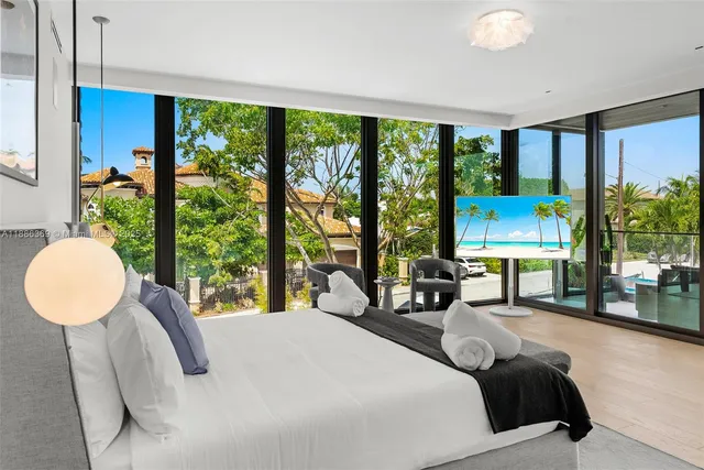 a view of an empty room with a fireplace