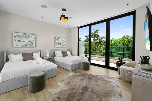 a view of a terrace with couches and potted plants