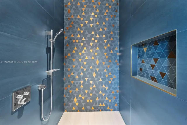 a outdoor space with furniture