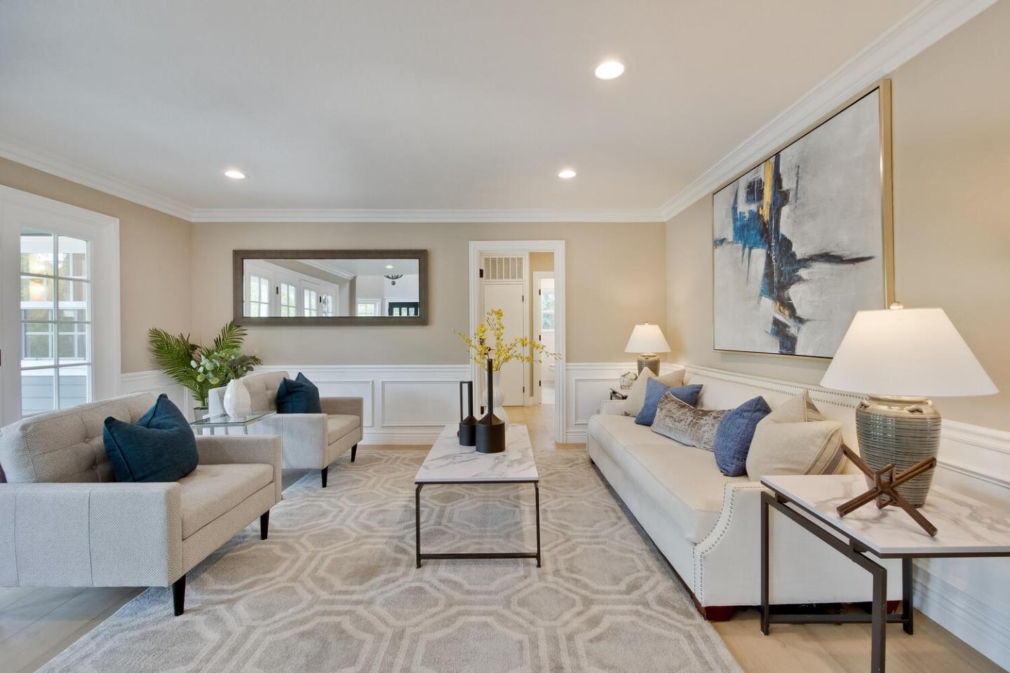 105 Terrace Road Walnut Creek, CA 94597 - Photo 16 of 47 a living room with furniture and a lamp