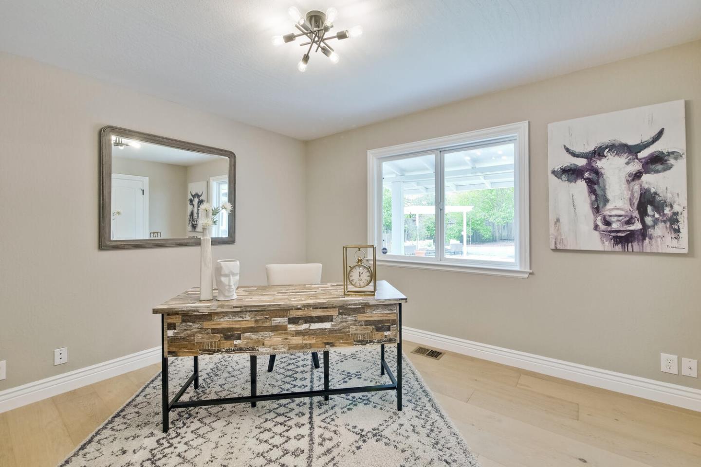 105 Terrace Road Walnut Creek, CA 94597 - Photo 35 of 47 a view of a dining room with furniture window and wooden floor