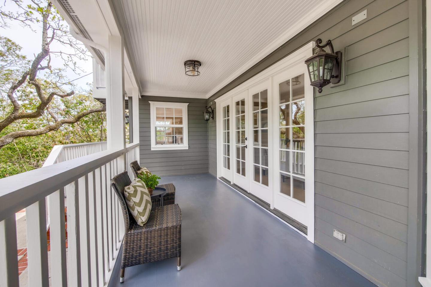 105 Terrace Road Walnut Creek, CA 94597 - Photo 9 of 47 a view of a porch with wooden floor and furniture