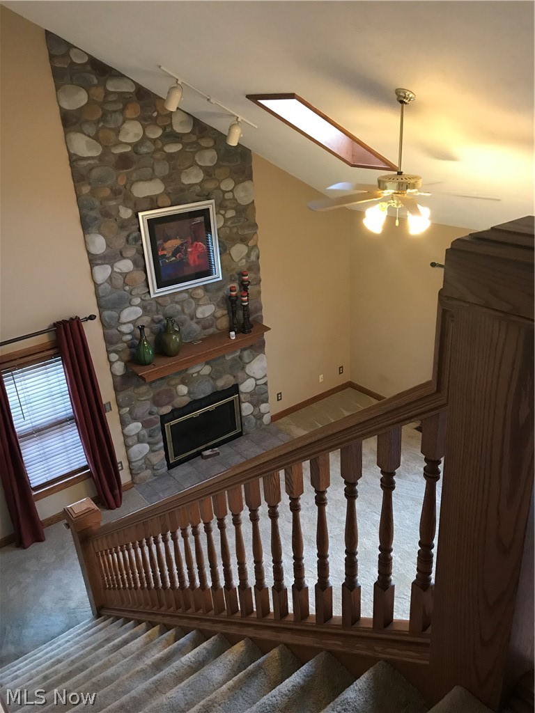 8770 North Kane Road Wadsworth, OH 44281 - Photo 15 of 29 Staircase from family to upstairs bedrooms.