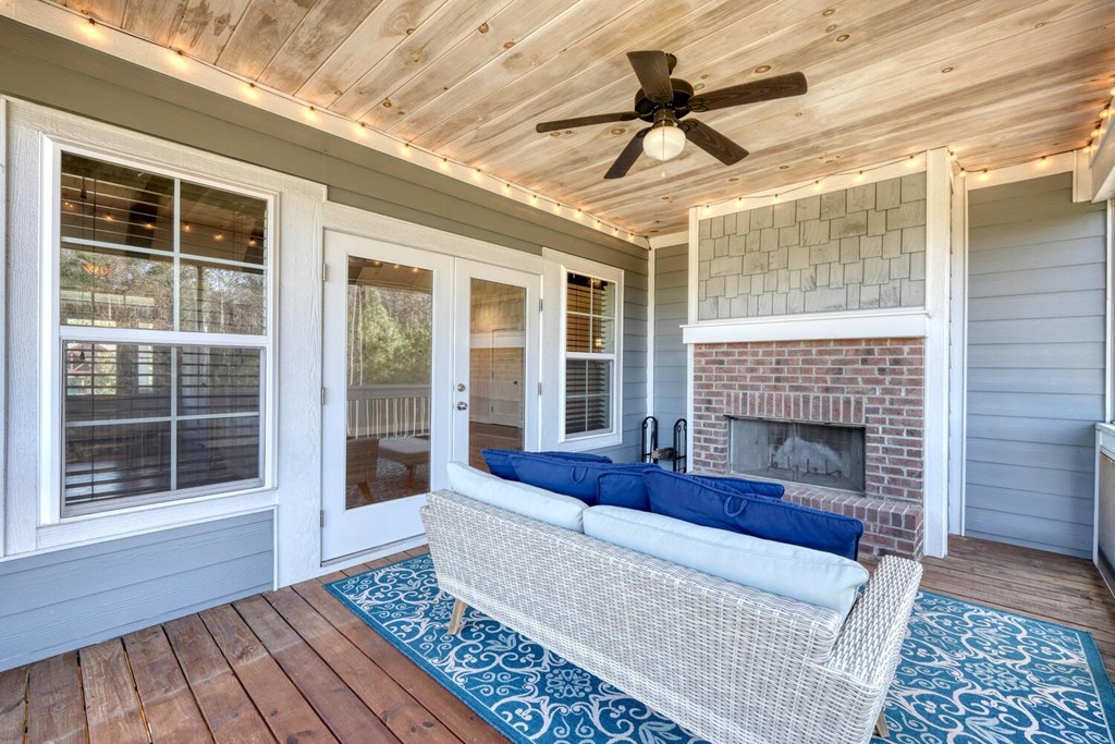 161 Loop Lane Blairsville, GA 30512 - Photo 27 of 67 a living room with furniture and a fireplace