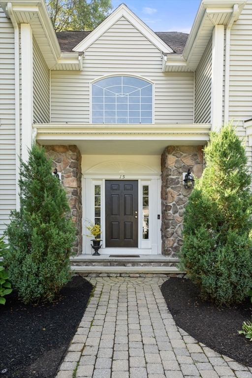 15 Broad Acres Farm Road Medway, MA 02053 - Photo 2 of 42 a front view of a house with garden