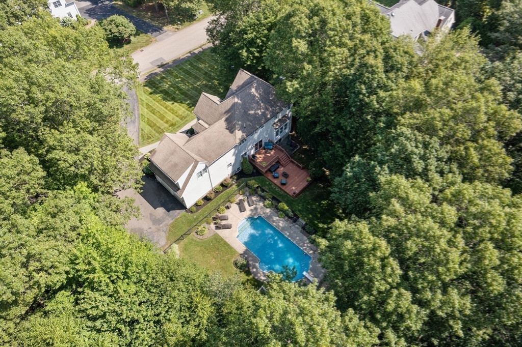 15 Broad Acres Farm Road Medway, MA 02053 - Photo 41 of 42 an aerial view of a house with a yard