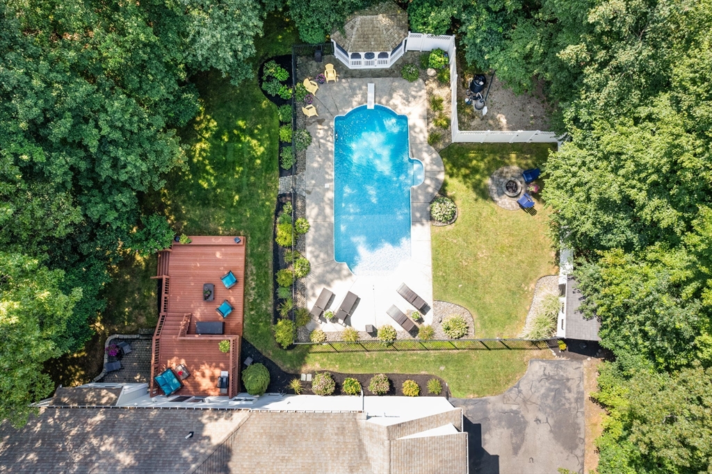 15 Broad Acres Farm Road Medway, MA 02053 - Photo 42 of 42 a front view of a house with a yard and fountain