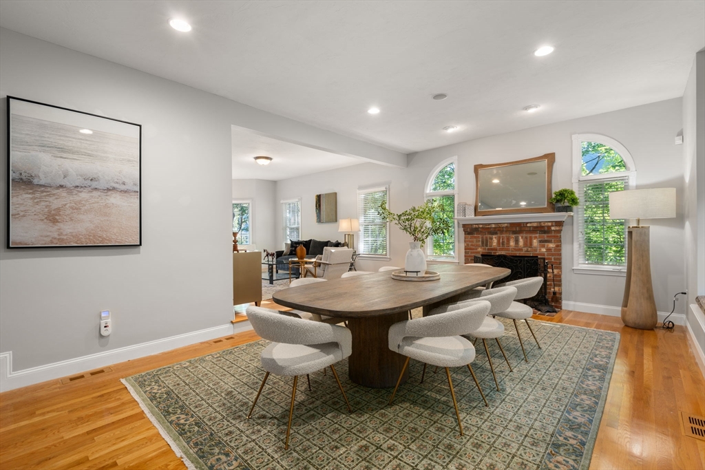 15 Broad Acres Farm Road Medway, MA 02053 - Photo 8 of 42 a dining room with furniture and wooden floor