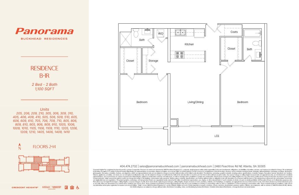 2460 Peachtree Road Northeast, Unit 1105 Atlanta, GA 30305 - Photo 51 of 51