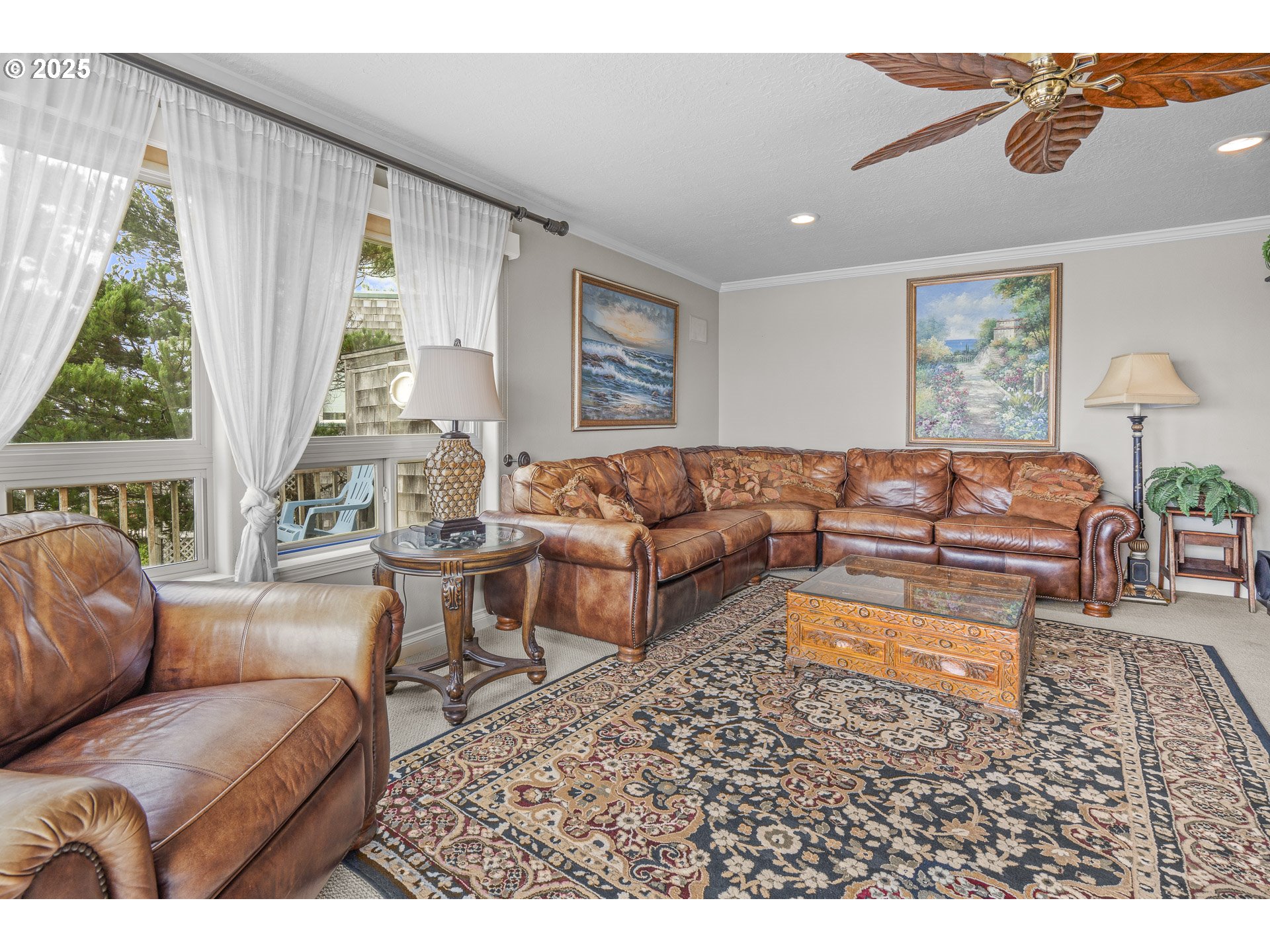 2325 Southwest Bard Loop Lincoln City, OR 97367 - Photo 13 of 28 a living room with furniture and a large window