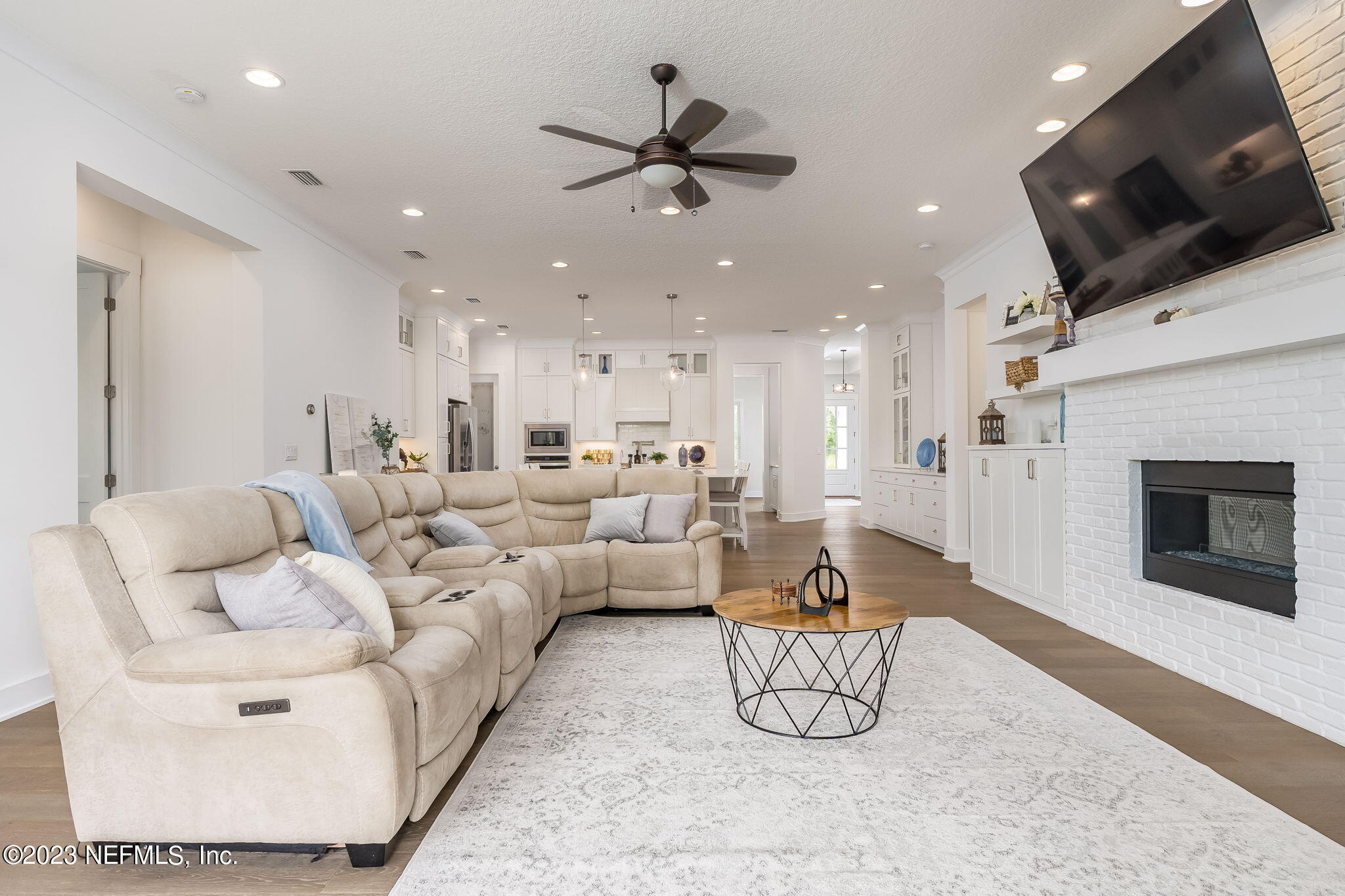 57 Topside Dr. St. Johns, FL 32259 - Photo 13 of 46 a living room with furniture and a flat screen tv