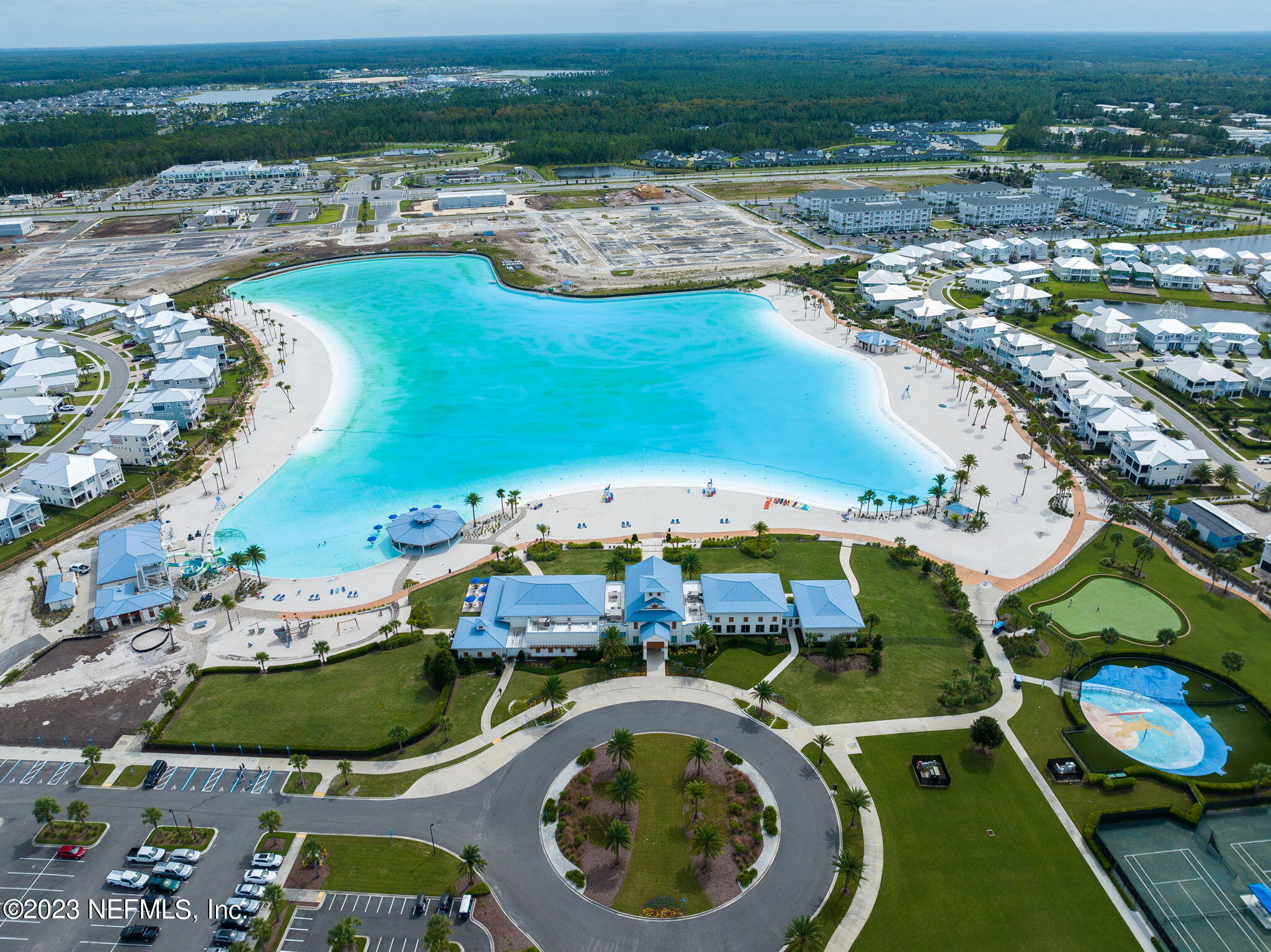 57 Topside Dr. St. Johns, FL 32259 - Photo 45 of 46 an aerial view of a house with a ocean view