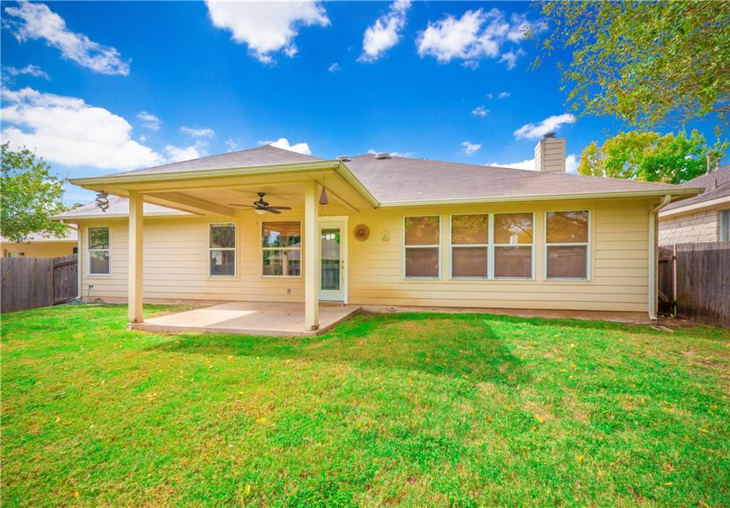 2206 Boneset Trail Round Rock, TX 78665 - Photo 30 of 35 a view of a house with a backyard