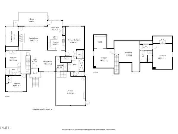 $485,000 | 208 Waverly Drive, Clayton, NC 27527
