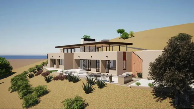 a view of a house with patio yard and furniture