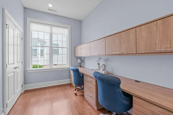 a workspace with a window