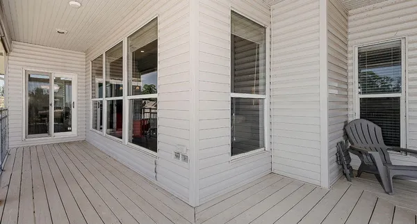 a view of deck with patio