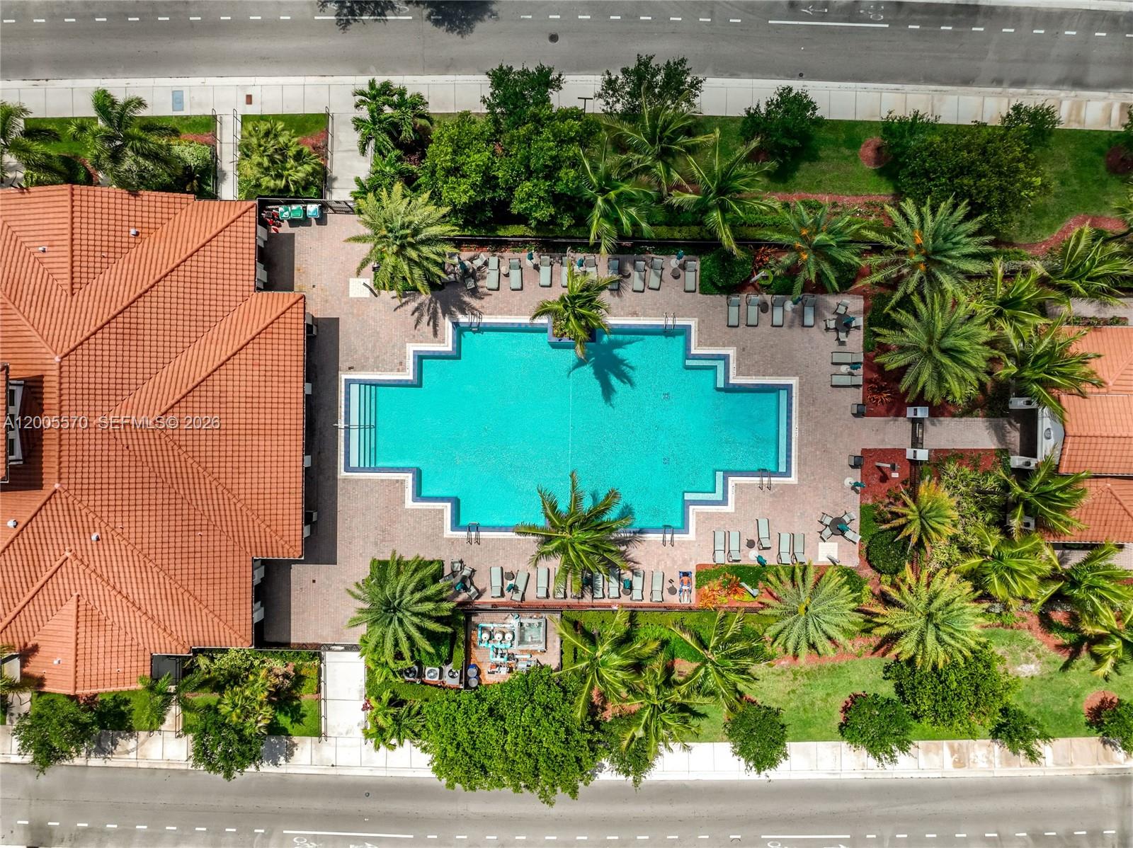 15294 Southwest 173rd Street Miami, FL 33187 - Photo 44 of 48 an aerial view of a house with a yard