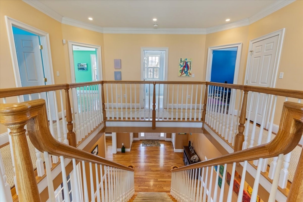 8 Middleby Road Lexington, MA 02421 - Photo 19 of 42 a view of an entryway wooden floor
