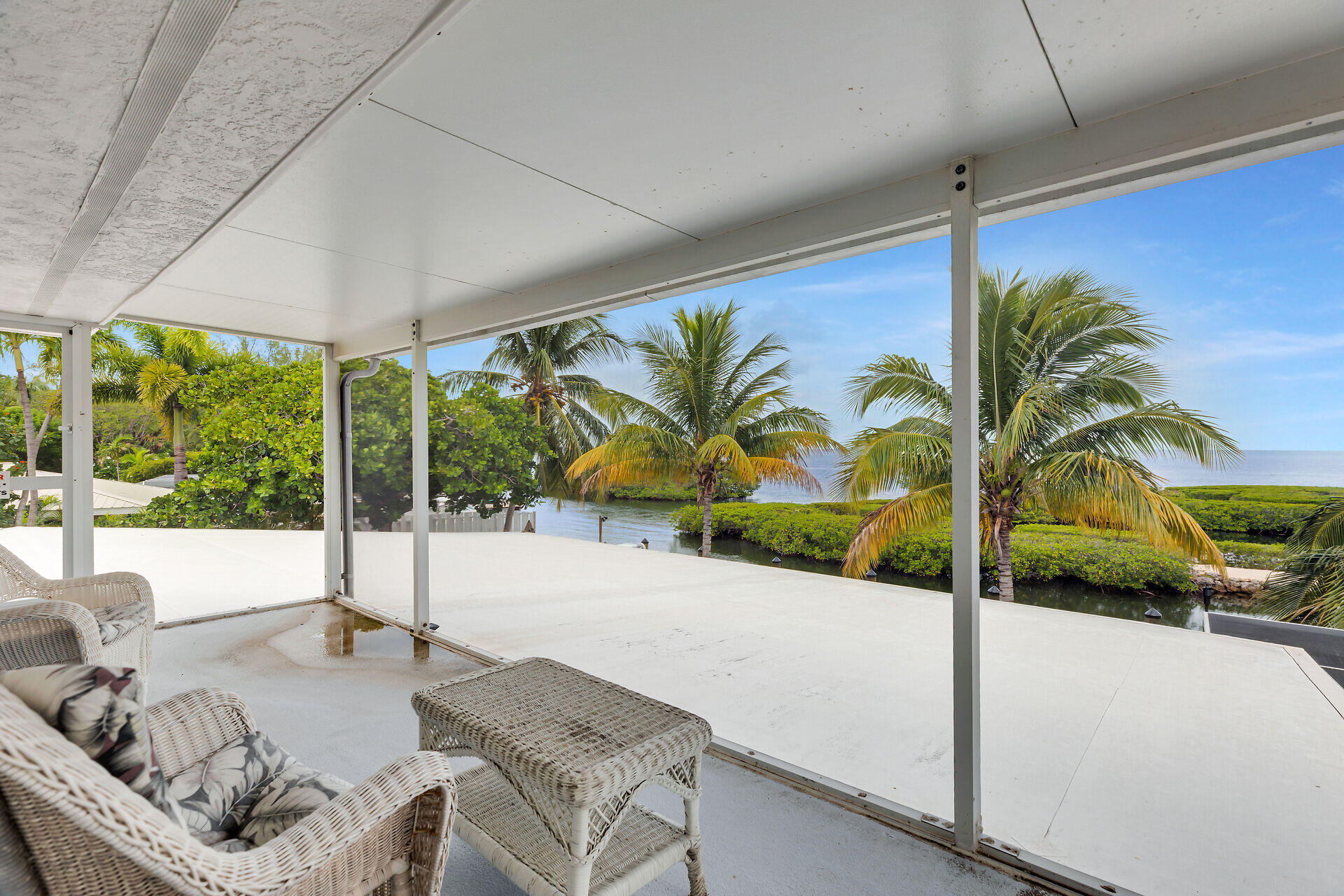 1590 Pelican Road Marathon, FL 33050 - Photo 49 of 81 Master retreat screen lanai view