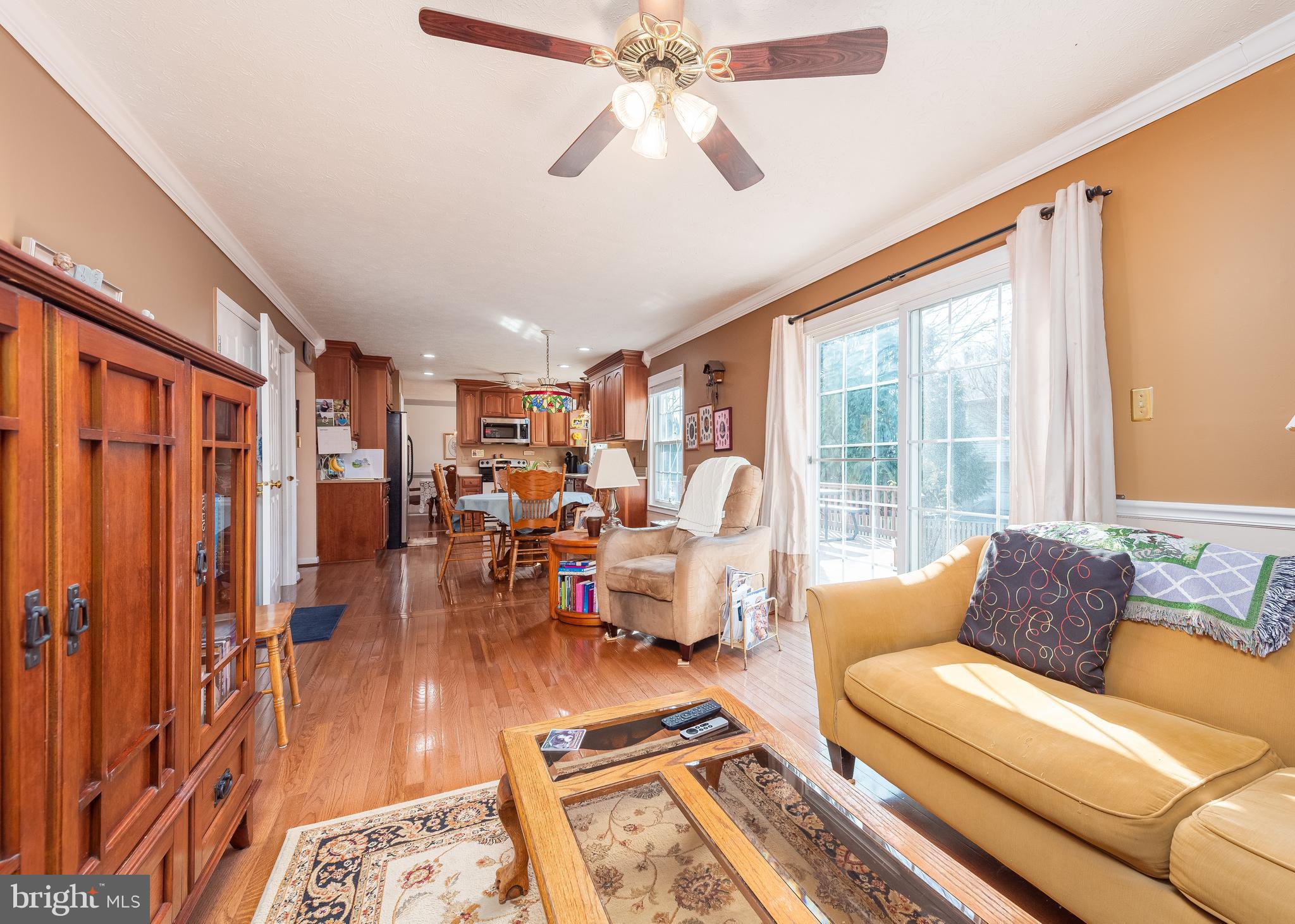 9502 Red Rain Path Columbia, MD 21046 - Photo 11 of 29 Family room into kitchen