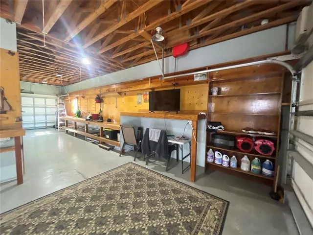 a view of an outdoor space with seating area