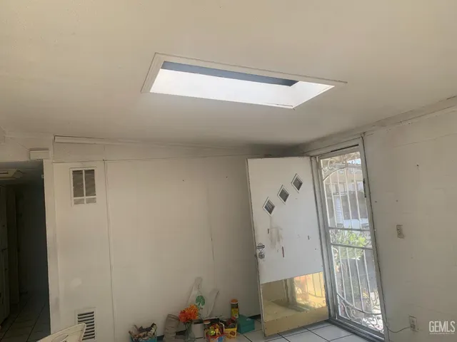 a view of an front door