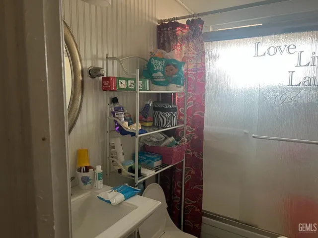 a view of storage and utility room