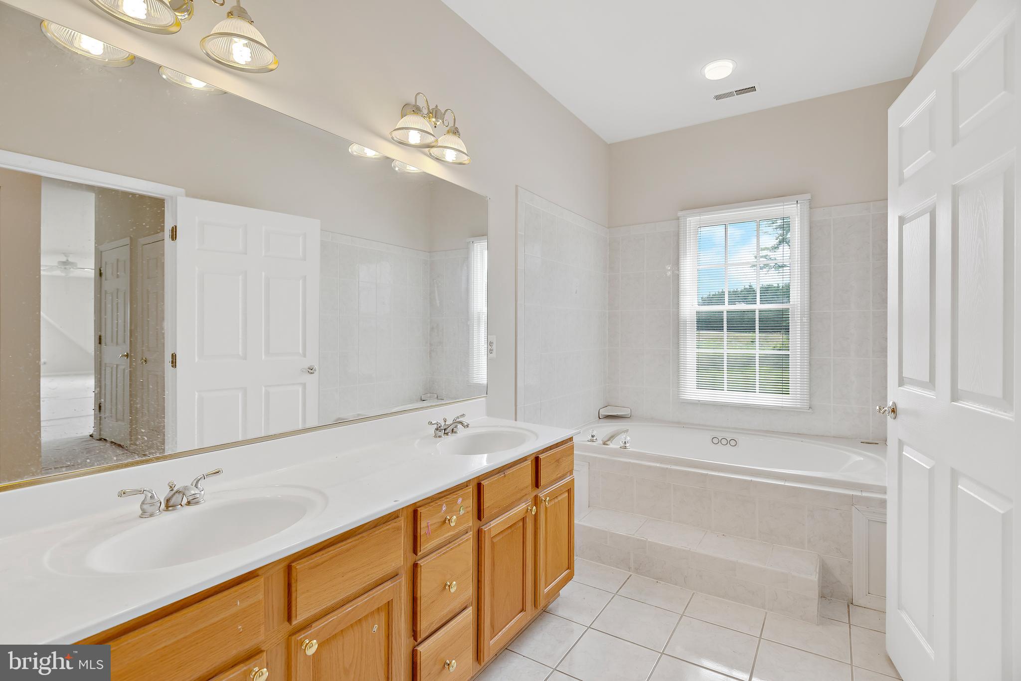 3356 Park Mills Road Frederick, MD 21704 - Photo 43 of 80 a spacious bathroom with a tub sink and mirror