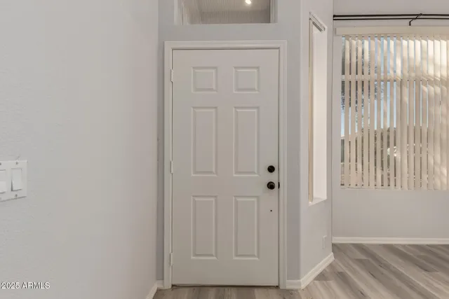 a view of a front door