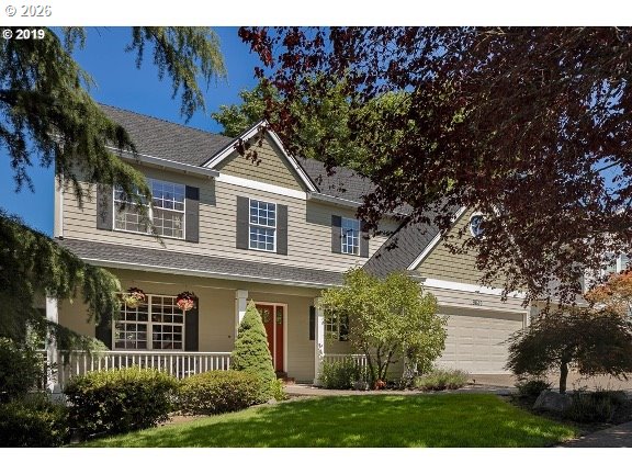 9625 Northwest Fleischner Street Portland, OR 97229 - Photo 1 of 39 a front view of a house with a garden