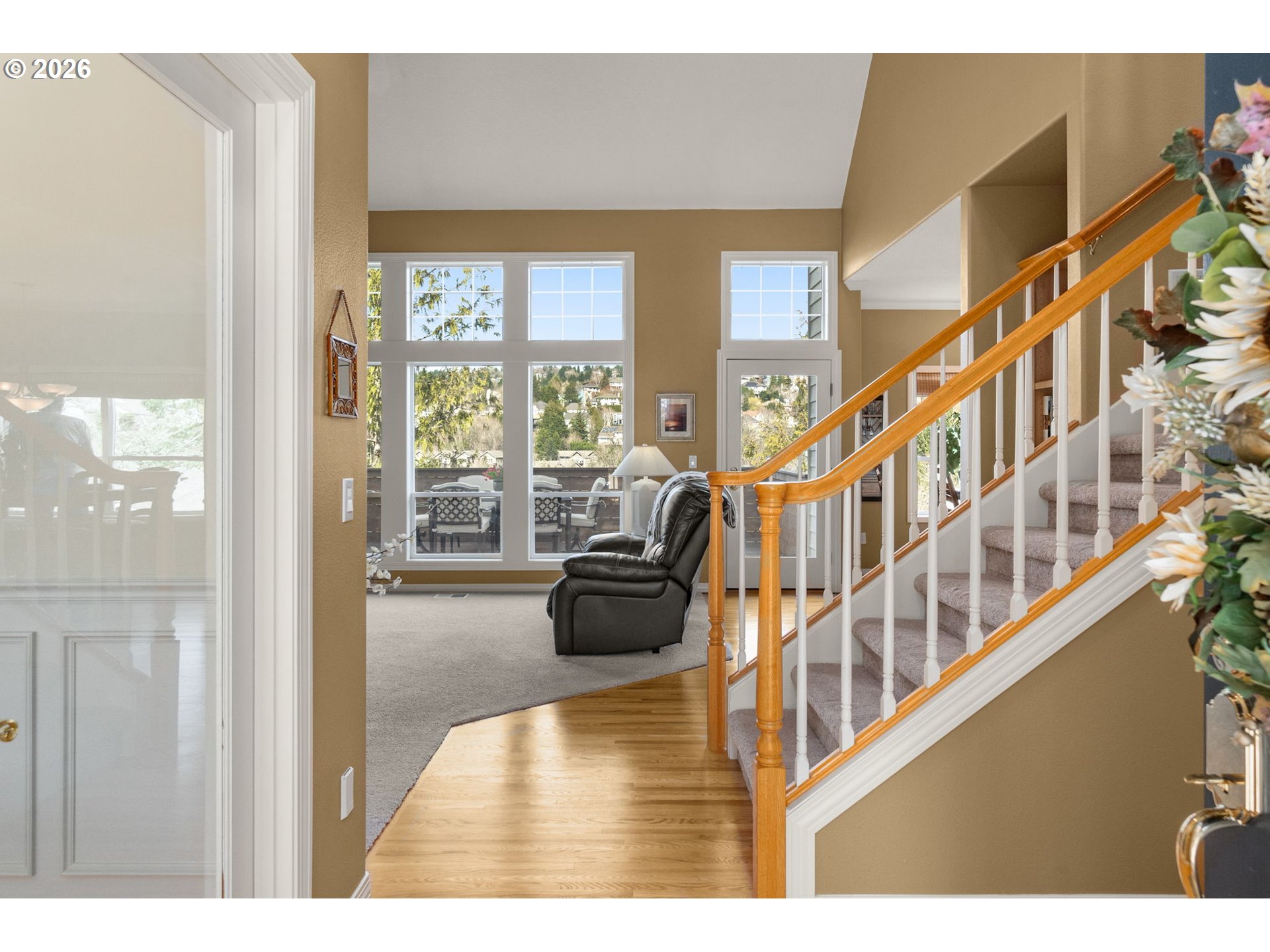9625 Northwest Fleischner Street Portland, OR 97229 - Photo 22 of 39 a living room with furniture and a large window